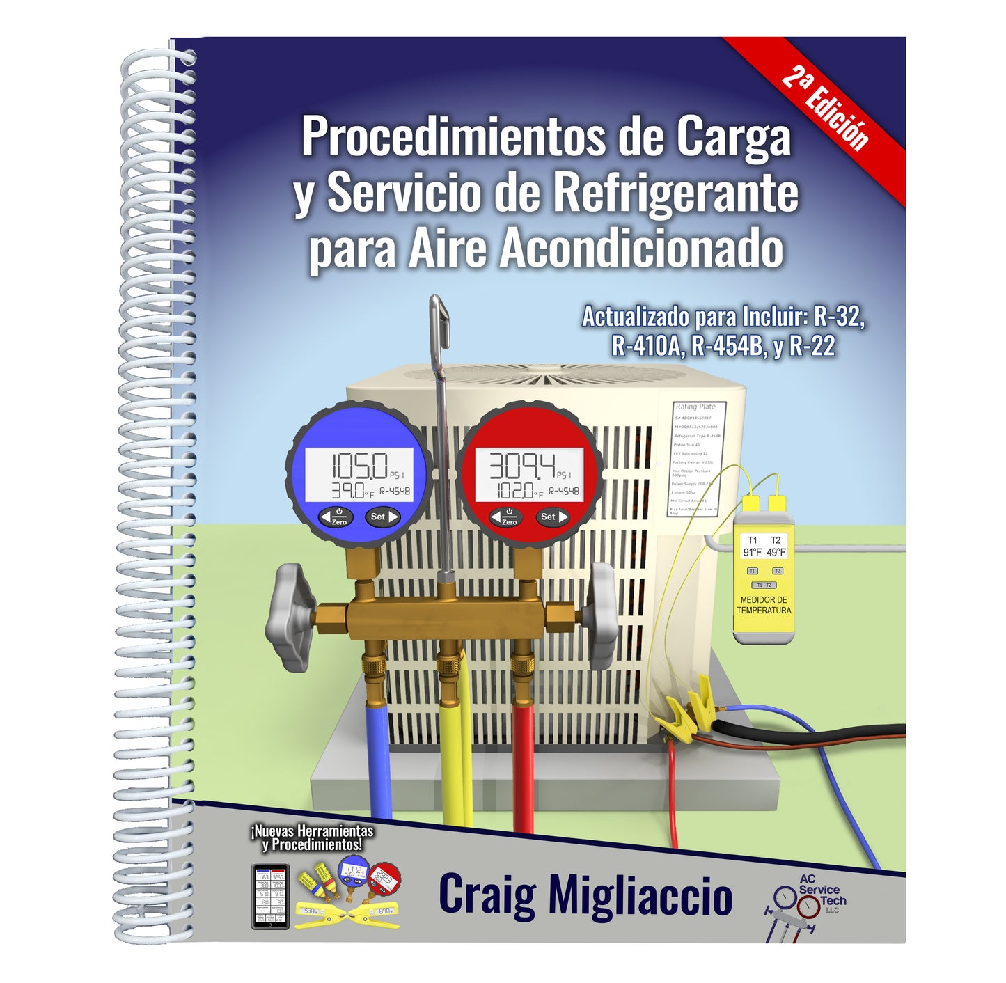 Procedimientos de Carga y Servicio de Refrigerante para Aire Acondicionado 2a.Ed