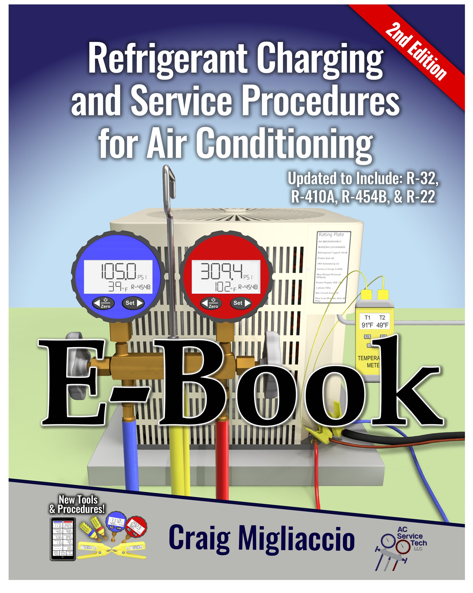 E-Book - 2nd Edition Refrigerant Charging and Service Procedures for Air Conditioning