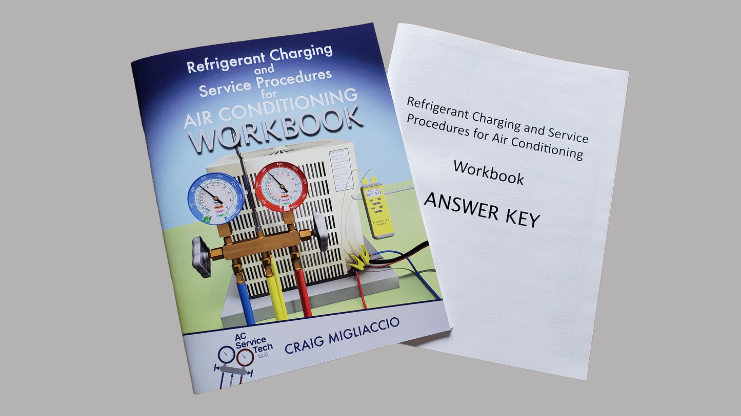 Workbook - Refrigerant Charging and Service Procedures for Air Conditioning